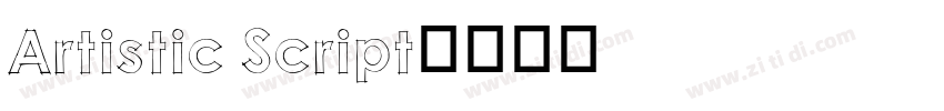 Artistic Script字体转换